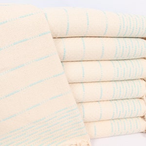 Monogram Hand Towel, Small Bath Towels, 18x36 Inches Mint Cotton Dish Towel, Cappadocia Design Dish Towel, Wedding Gift, Bride Gift,