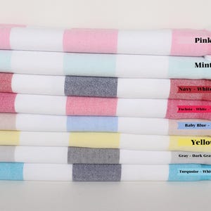 Personalized Beach Towel, Bridesmaid Gift Towel, Striped Terry Towel, Monogram Beach Towel, 36&quot;x63&quot; Cotton Towel,