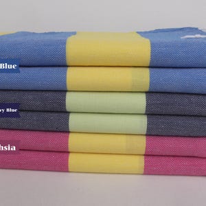 Monogram Hand Towel, Custom Hand Towel, Small Bath Towels, Striped Tea Towel, 20&quot;x40&quot; Cotton Dish Towel, Personalized Gift For Him,
