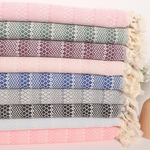 38&quot;x69&quot; Cotton Towel, Diamond Towel, Home Decor Gifts, Bathroom Towel, Bridal Shower Gift, Monogrammed Beach Towel, Bridal Shower Favor,