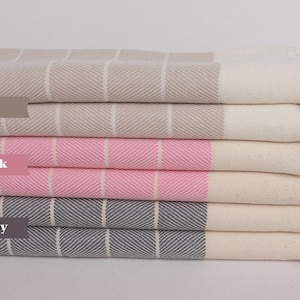Custom Hand Towel, Small Bath Towels, 18&quot;x40&quot; Cotton Tea Towel, Wedding Favors, Herringbone Tea Towel, Gift For Mom,