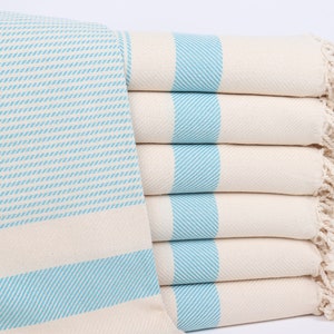 Personalized Gift for her, Personalized Turkish Beach Towel, Turquoise Towel, Polka Dot Towel, 40x71 Inches Pool Towel, Guest Towel,