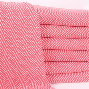 Chevron Blanket, Bridesmaid Gifts, Monogram Blanket, 79x95 Inches Vermilion Cotton Blanket, Decorative Blanket, Throw Blankets for Couch,
