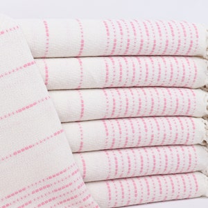 Turkish Beach Towel, Personalized Towel, Pink Towel, Striped Towel, 38x71 Inches Monogram Turkish Beach Towel, Bulk Order Towel,