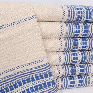 20 x 40 inch saxofoon blauw linnen theedoek, kleine badhanddoeken, gestreepte theedoek, aangepaste handdoek, trouwbedankjes, gepersonaliseerd huwelijkscadeau,