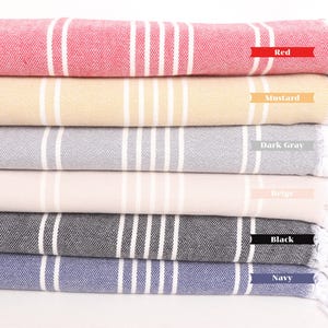 71&quot;x95&quot; Cotton Throw, Throw Blanket Couch, Tablecloth, Housewarming Gift, Striped Throw, Bachelorette Party Favor,