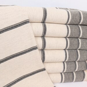 Striped Hand Towel, 20x40 Inches Khaki Green Linen Hand Towel, Turkish Tea Towel, Kitchen Towel, Wedding Gift, Wedding Gift For Bride,