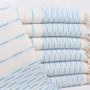 Personalized Turkish Beach Towel, Bachelorette Towel, Turquoise Towel, Striped Towel, 38x71 Inches Customized Towels, Decorative Towel,