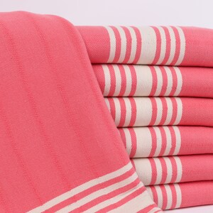 Turkish Bath Towel, Personalized Gift Box Towel, Vermilion Towel, Striped Towel, 36x63 Inches Monogram Turkish Beach Towel, Gym Towel,