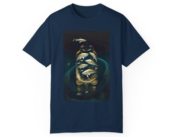 Generative AI Shark T-Shirt – Comfort Colors Ocean Tee
