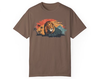 Vintage Lion Graphic T-Shirt – Comfort Colors Lion King Tee