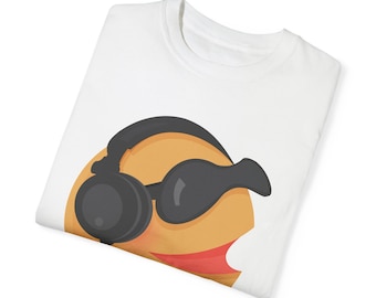Rockin' Emoji T-Shirt – Comfort Colors, Headphones & Sunglasses