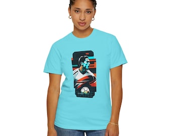 Comfort Colors Football Player T-Shirt – Soccer Fan Tee
