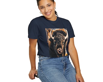 American Bison T-Shirt – Wildlife Buffalo Graphic Tee