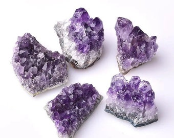 Raw Amethyst Crystal Cluster: Natural Healing Geode (10-50g)