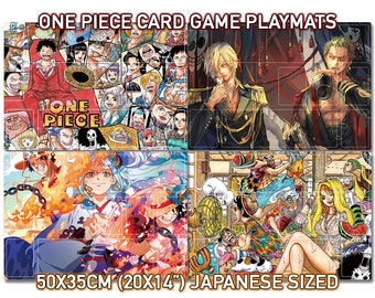 One Piece Card Game Playmat G2, OPCG 50x35cm Playmats, Japanese Size Playmats, Luffy Thousand Sunny, Sanji, Law, Zoro, Sabo, Pokemon Digimon