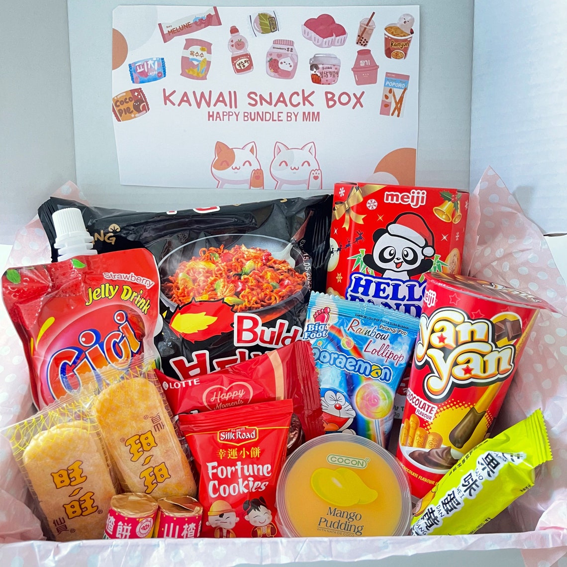 Kawaii Cute Japanese/ Korean Snack Box Asian Snack Box Etsy