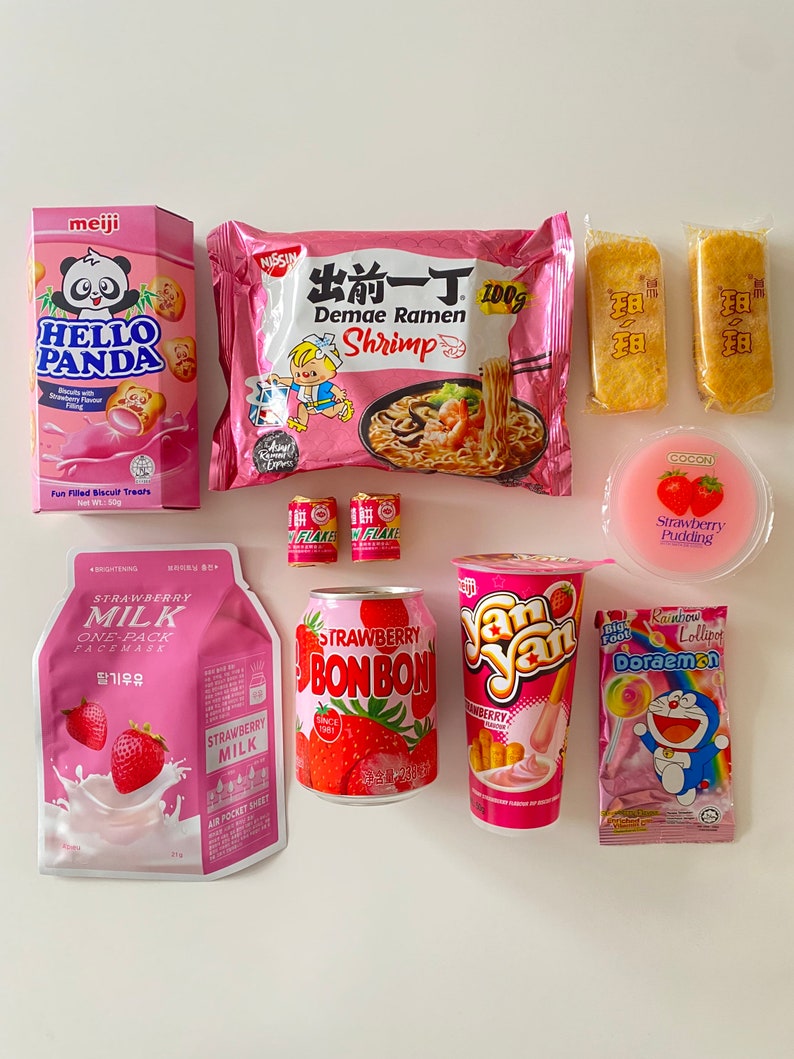 Kawaii Cute Japanese/ Korean Snack Box Asian Snack Box Etsy