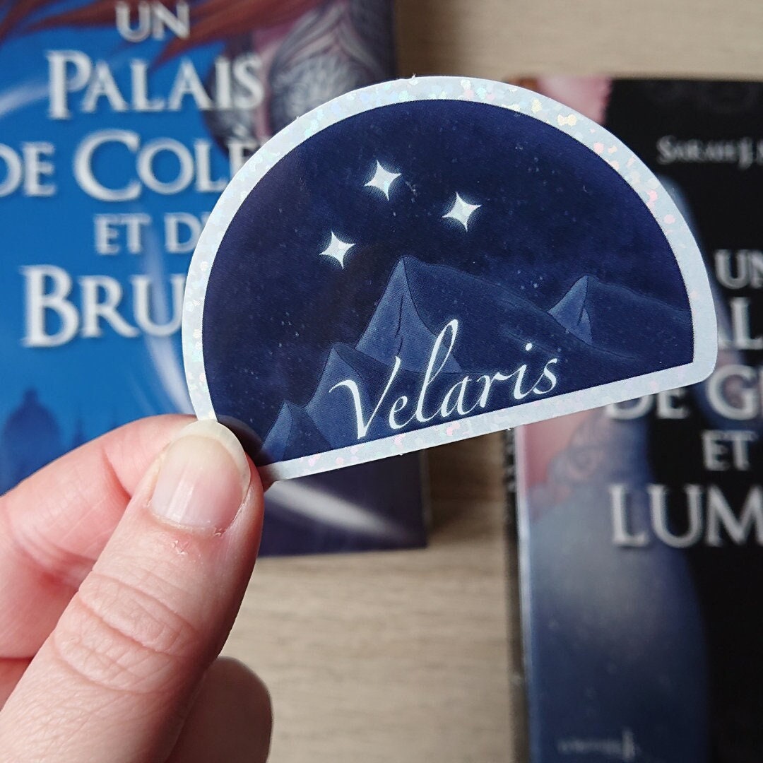 Glitter VELARIS Sticker - Etsy