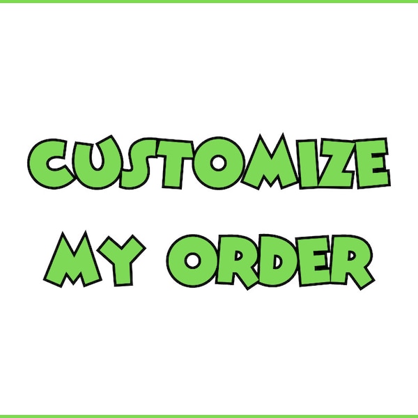 Looking for a hassle-free experience ?  Let us take care of customizing your order for you!