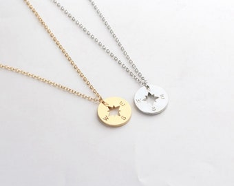 Compass Pendant Necklace