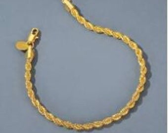 Men’s Twisted Gold Bracelet