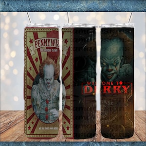 Welcome to Derry 20oz sublimation wrap skinny tumbler