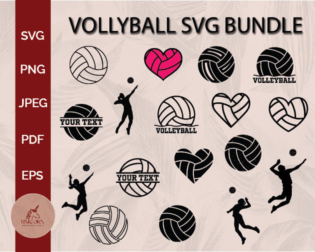 Volleyball Svg Volleyball Png Volleyball Mom Svg Volleyball Team Svg