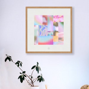 GRADIENT WAVES I // Giclée Art Print / Multiple Sizes / Unframed image 2