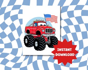 Pin the Tire on the Monster Truck Game Birthday Party