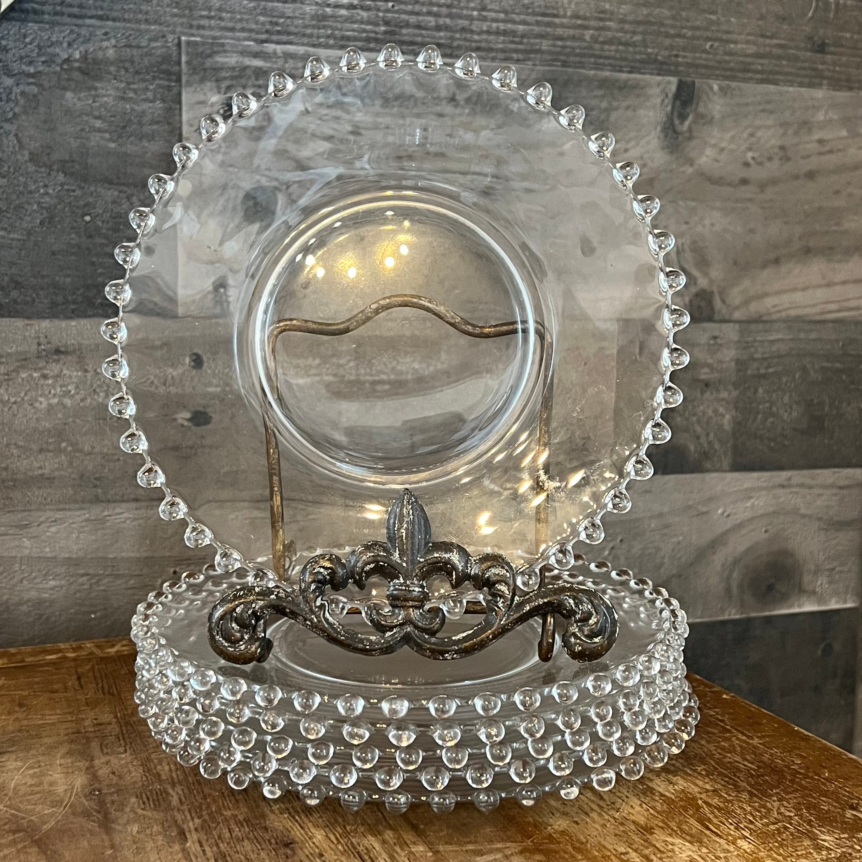 6 Imperial Glass Candlewick Bubble Rim 8 1/2 Inch Plates - Etsy
