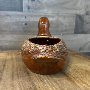 Sonshine Pottery Brown Small Duck main image 1