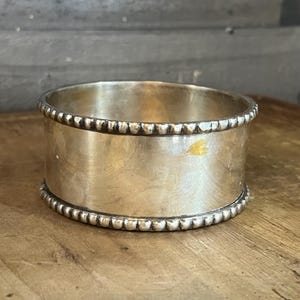 Sous-bock vintage plaqué argent - Récipient à bougies - Petit bol