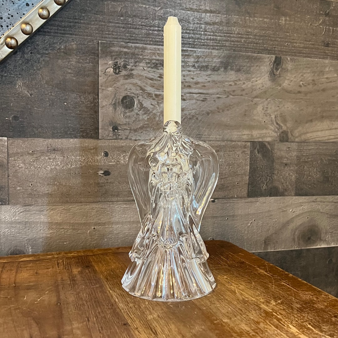 Crystal Angel Candlestick Holder Etsy