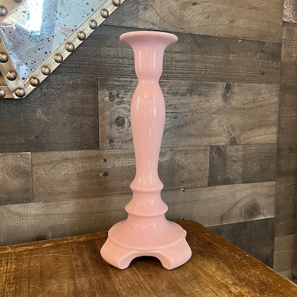 Pink Candle Holders Etsy