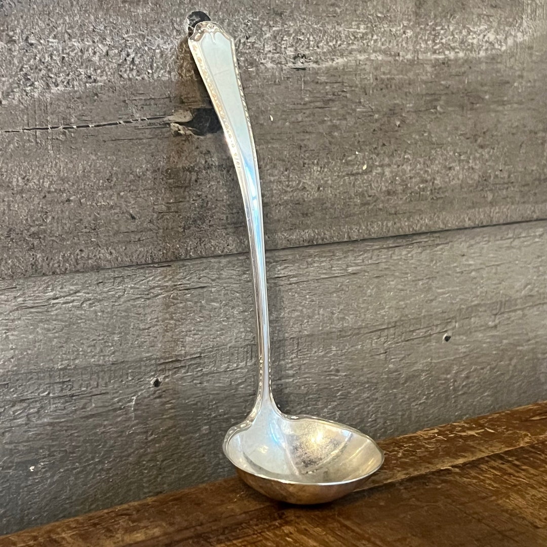 vintage-tudor-plate-oneida-community-made-silver-plate-ladle-etsy