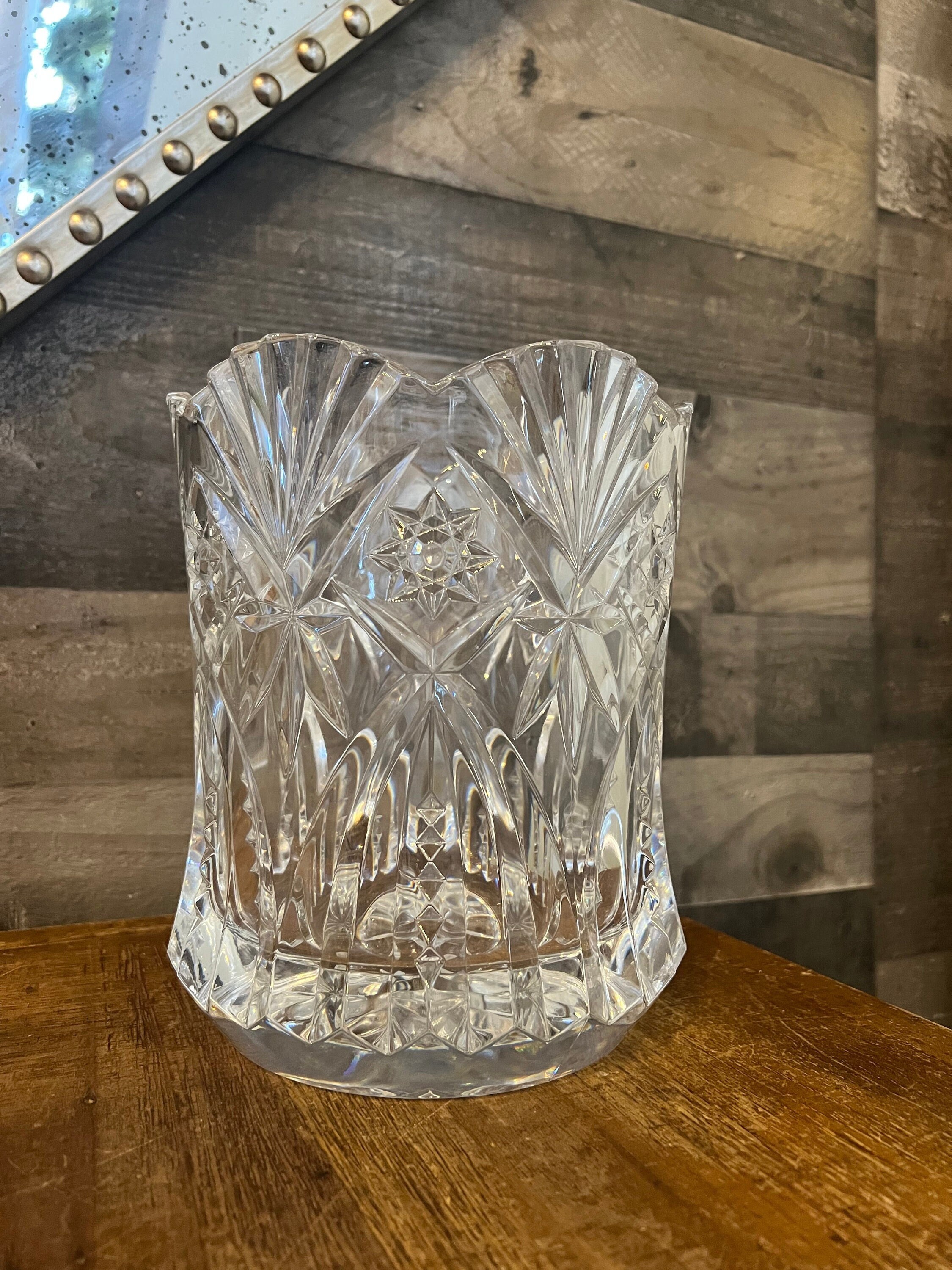 Seau à Champagne J.G. Durand – Cristal Français Vintage, Années 80, Transparent, Jamais Utilisé