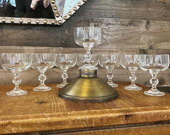 DIAMANTE Lot de 4 mini verres à cocktail Nick & Nora en cristal 140 ml, verres à sherry, verres à apéritif, digestif, verres Negroni Collection Auris en cristal non décorés, 8586025191470