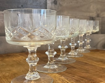 Coppe da cocktail in cristallo - Bicchieri da champagne - Set da 5