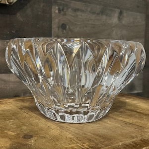 Large Heavy Crystal Bowl