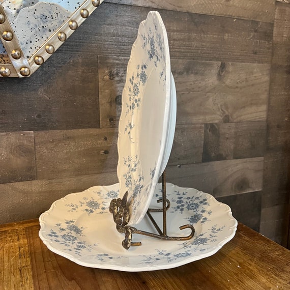 Seltmann Welden Bavarian Blue Christina Porcelain White and Blue