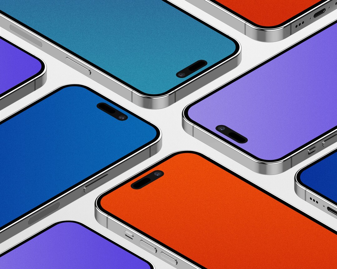 Modern iPhone Wallpaper Bundle Set of 5 Lock Screen Etsy