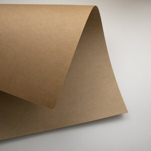 Papel Kraft 100% feito à mão 60x80cm - 10 unidades - Perfeito para impressão, obras de arte - Zerendud