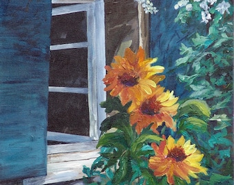 Sweet Mornings- Impressionist Fine Art Giclée Canvas Print (16"x 20")