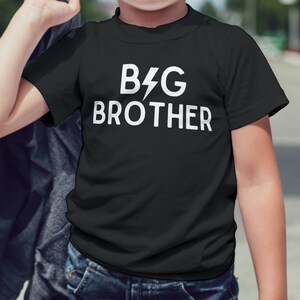 Big Brother Toddler Shirt, Big Bro Club Toddler Shirt, Cute Rock n Roll Kids Shirt, Natural Big Brother Toddler Tee, Pregnancy Announcement