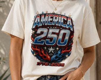 America 250 Shirt | 4th of July USA Tee | Retro 1776 2026 Patriotic Shirt