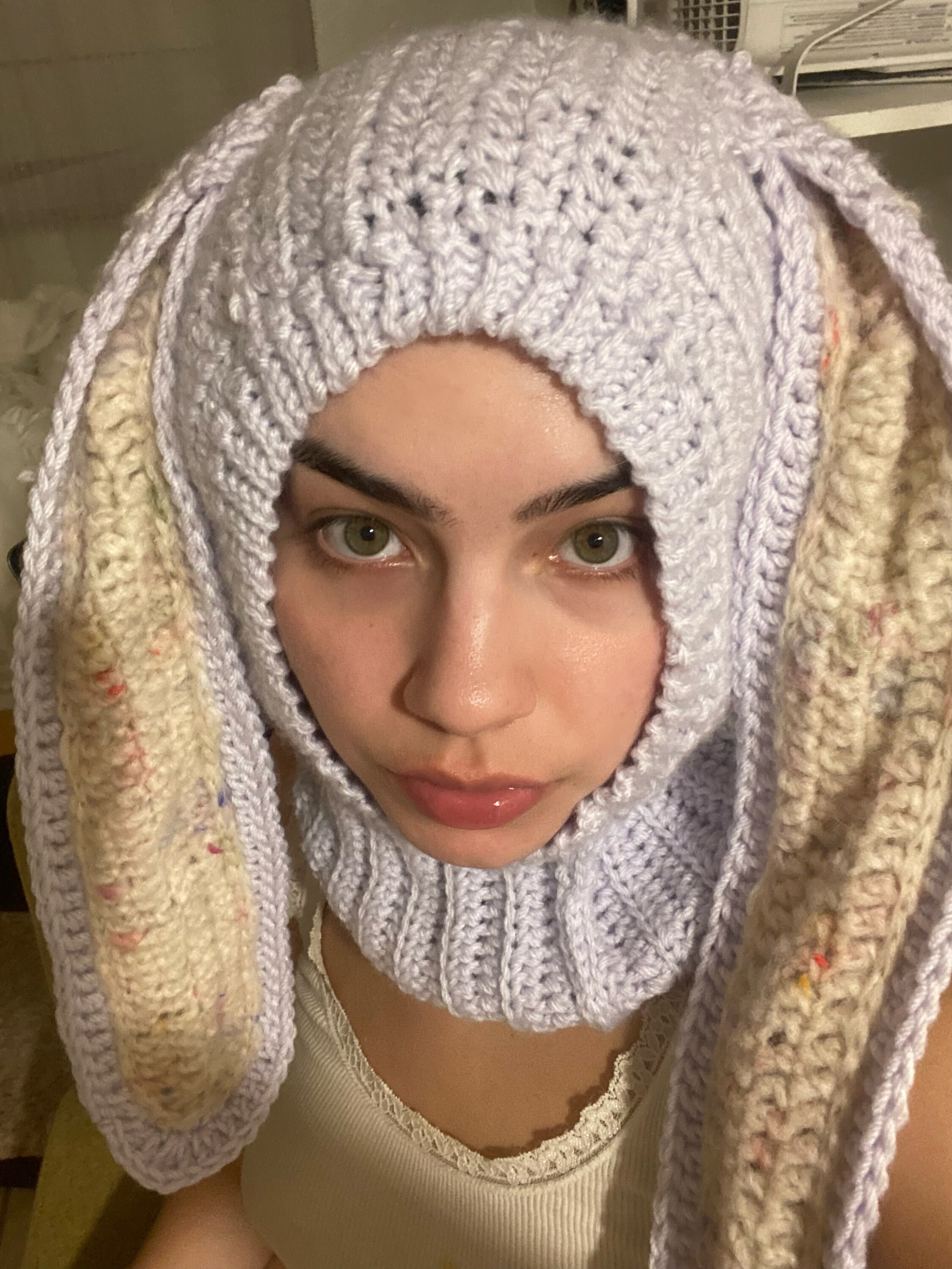 Bunny Balaclava Crochet Pattern PDF Instant Digital Etsy