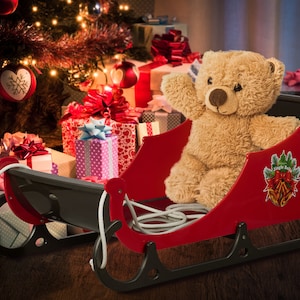 Plastic Santa Sled For Children
