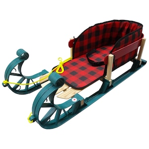 Alpine Kinder Sleigh / Wooden Sleigh