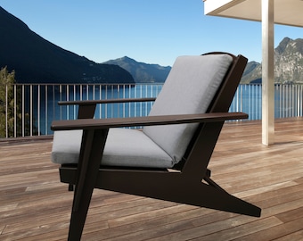 Chaise longue moderne intérieure/extérieure, chaise Adirondack